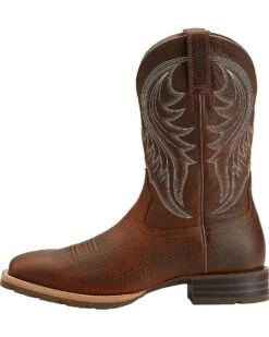 Ariat Men's Hybrid Rancher Western Performance Boots - Broad Square Toe -Bootmith and Co. Store 030728 41 D1