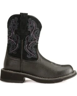 Ariat Women's Fatbaby Deertan Western Boots - Round Toe -Bootmith and Co. Store 031314 89 RT