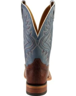 Tony Lama Men's Americana Western Boots - Broad Square Toe -Bootmith and Co. Store 036F27 C4 BK