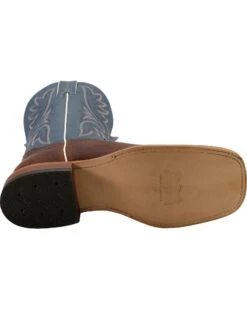Tony Lama Men's Americana Western Boots - Broad Square Toe -Bootmith and Co. Store 036F27 C4 BM