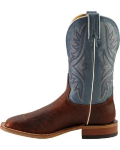 Tony Lama Men's Americana Western Boots - Broad Square Toe -Bootmith and Co. Store 036F27 C4 LT