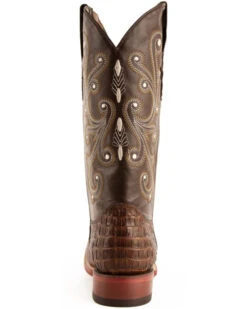 Ferrini Men's Caiman Croc Print Western Boots - Broad Square Toe -Bootmith and Co. Store 036G45 7059 P5