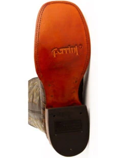 Ferrini Men's Caiman Croc Print Western Boots - Broad Square Toe -Bootmith and Co. Store 036G45 7059 P7