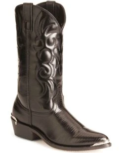 Laredo Men's Lizard Print Western Boots - Pointed Toe
