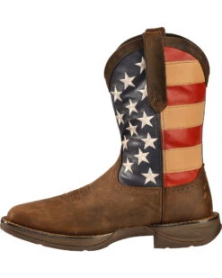 Durango Men's Patriotic Square Toe Western Boots 11 Durango Men's Patriotic Square Toe Western Boots -Bootmith and Co. Store 038782 41 LT