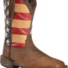 Durango Men's Patriotic Square Toe Western Boots -Bootmith and Co. Store 038782 41 P1