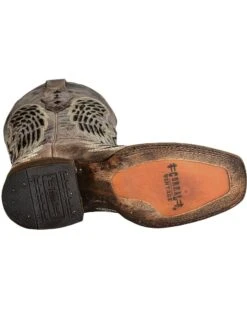 Corral Women's Sequin Wing & Cross Inlay Western Boots - Square Toe -Bootmith and Co. Store 045U62 89 BM
