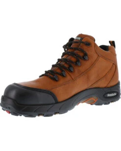 Reebok Men's Tiahawk Sport Hiker Waterproof Work Boots - Composite Toe -Bootmith and Co. Store 050L79 41 D1