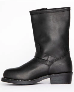 Brothers & Sons Men's Engineer Motorcycle Boots - Round Toe -Bootmith and Co. Store 2000078014 001 LT