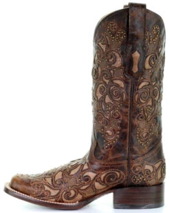 Corral Women's Embroidered Stud Inlay Western Boots 9 Corral Women's Embroidered Stud Inlay Western Boots -Bootmith and Co. Store 2000213351 200 LT