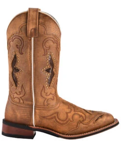 Laredo Women's Spellbound Western Performance Boots - Broad Square Toe   -Bootmith and Co. Store 2000217276 280 RT
