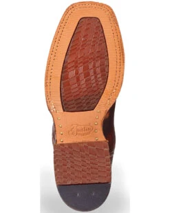 Justin Bent Rail Men's Navigator Western Boots - Square Toe -Bootmith and Co. Store 2000217438 200 BM