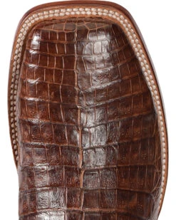 El Dorado Men's Handmade Caiman Belly Stockman Boots - Broad Square Toe -Bootmith and Co. Store 2000221946 221 TP