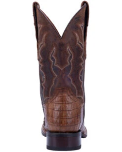 Dan Post Men's Kingsly Caiman Western Boots - Broad Square Toe -Bootmith and Co. Store 2000276157 240 P4
