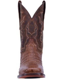 Dan Post Men's Kingsly Caiman Western Boots - Broad Square Toe -Bootmith and Co. Store 2000276157 240 P5
