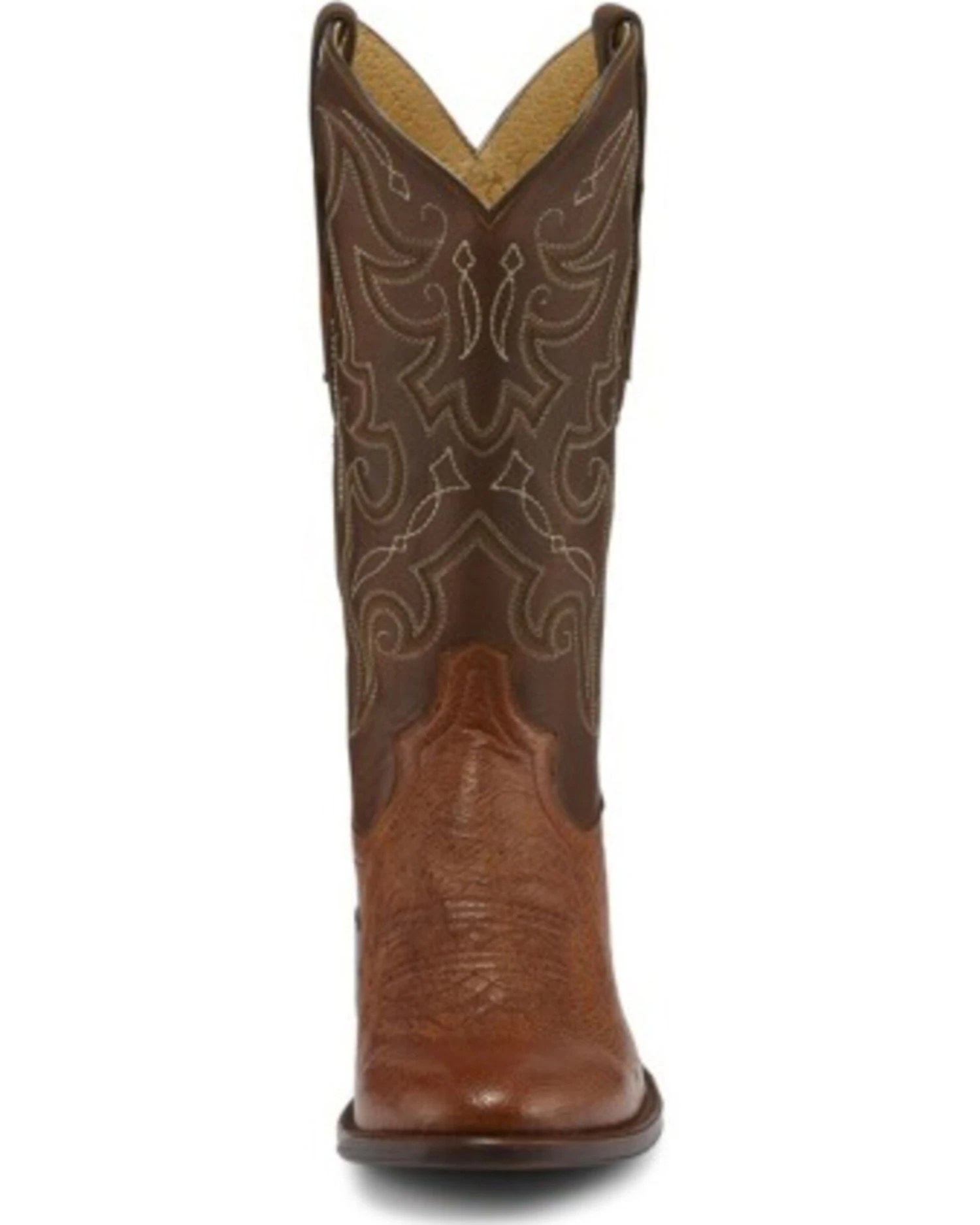 Tony Lama Men's Patron Saddle Exotic Smooth Western Boots - Round Toe 5 Tony Lama Men's Patron Saddle Exotic Smooth Western Boots - Round Toe - Image 3