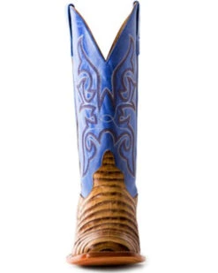 Horse Power Men's Toasted Caiman Print Western Boots - Square Toe -Bootmith and Co. Store 2000285899 280 P3