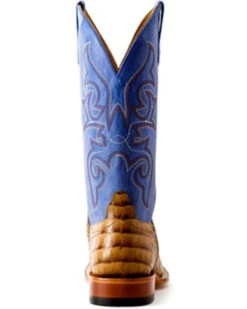 Horse Power Men's Toasted Caiman Print Western Boots - Square Toe -Bootmith and Co. Store 2000285899 280 P4