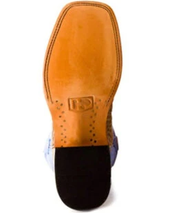 Horse Power Men's Toasted Caiman Print Western Boots - Square Toe -Bootmith and Co. Store 2000285899 280 P6