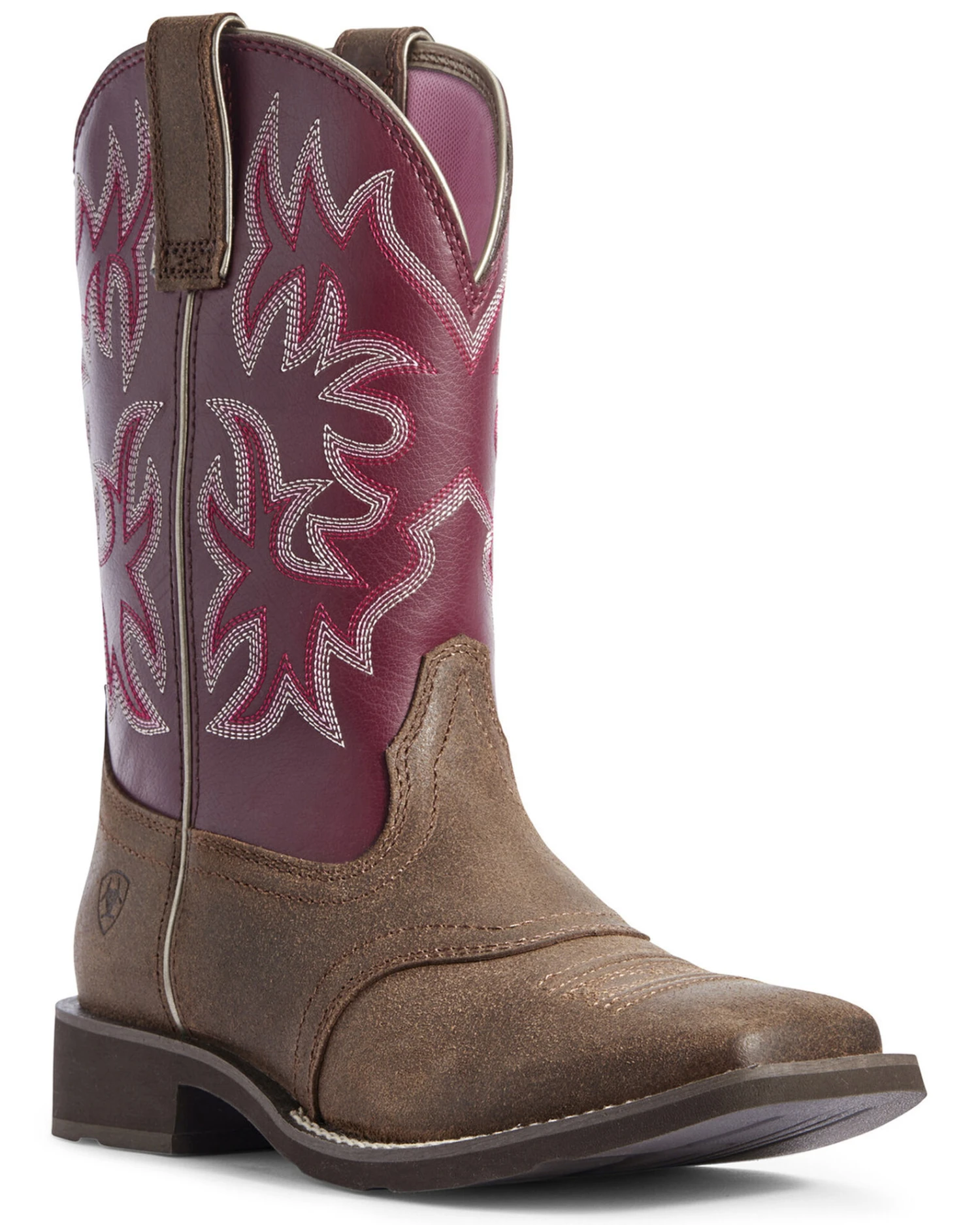 Ariat Women's Delilah Western Performance Boots - Broad Square Toe 3 Ariat Women's Delilah Western Performance Boots - Broad Square Toe