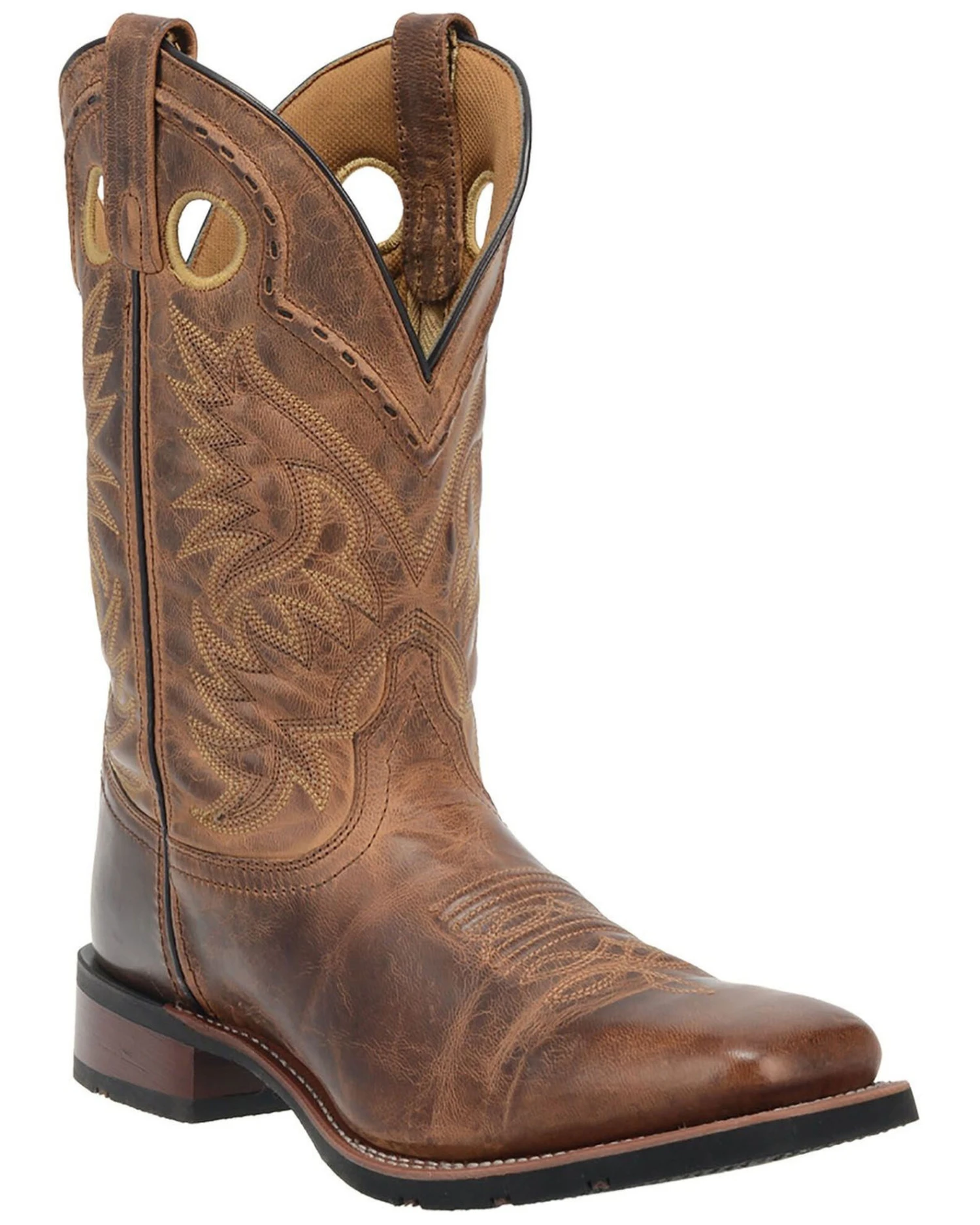 Laredo Men's Kane Western Boots - Broad Square Toe 3 Laredo Men's Kane Western Boots - Broad Square Toe