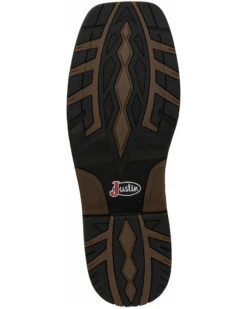 Justin Men's Fireman Black Western Boots - Square Toe 15 Justin Men's Fireman Black Western Boots - Square Toe -Bootmith and Co. Store 2000334478 280 P7