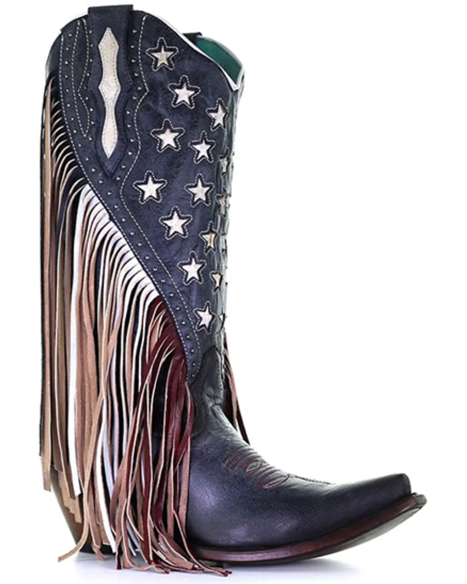 Corral Women's Lamb Stars Inlay & Studs Western Boots - Snip Toe 3 Corral Women's Lamb Stars Inlay & Studs Western Boots - Snip Toe