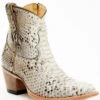 Idyllwind Women's Badass Exotic Python Fashion Booties - Medium Toe
