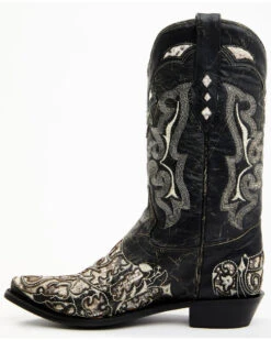 Corral Men's Exotic Python Skin Inlay Western Boots - Snip Toe 11 Corral Men's Exotic Python Skin Inlay Western Boots - Snip Toe -Bootmith and Co. Store 2000345254 944 P3