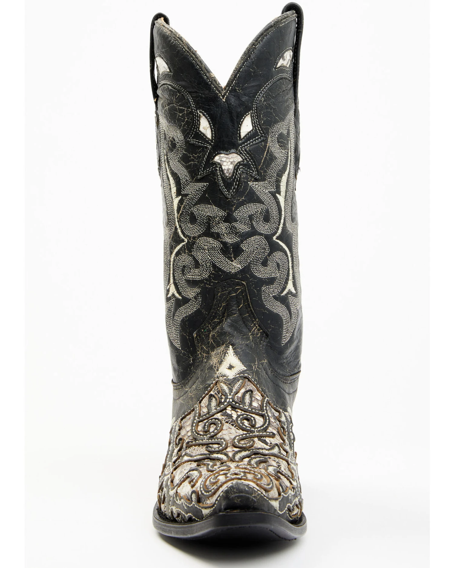 Corral Men's Exotic Python Skin Inlay Western Boots - Snip Toe 6 Corral Men's Exotic Python Skin Inlay Western Boots - Snip Toe - Image 4