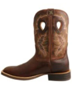 Twisted X Men's Brown Ruff Stock Western Boots - Square Toe -Bootmith and Co. Store 2000350217 201 P3