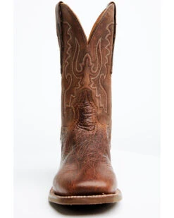 El Dorado Men's Rust Bison Western Boots - Broad Square Toe -Bootmith and Co. Store 2000350218 220 P4