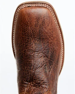 El Dorado Men's Rust Bison Western Boots - Broad Square Toe -Bootmith and Co. Store 2000350218 220 P6