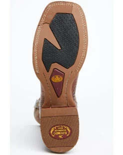 El Dorado Men's Rust Bison Western Boots - Broad Square Toe -Bootmith and Co. Store 2000350218 220 P7