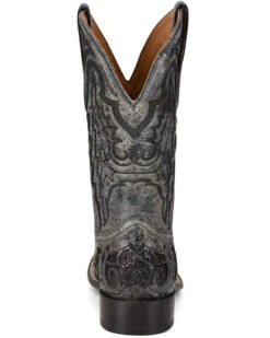 Corral Men's Exotic Alligator Inlay Western Boots - Broad Square Toe -Bootmith and Co. Store 2000351142 001 P4