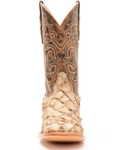Cody James Men's Exotic Pirarucu Western Boots - Broad Square Toe 12 Cody James Men's Exotic Pirarucu Western Boots - Broad Square Toe -Bootmith and Co. Store 2000351584 280 P4