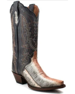 Dan Post Women's Zacatecas Exotic Watersnake Western Boots - Snip Toe