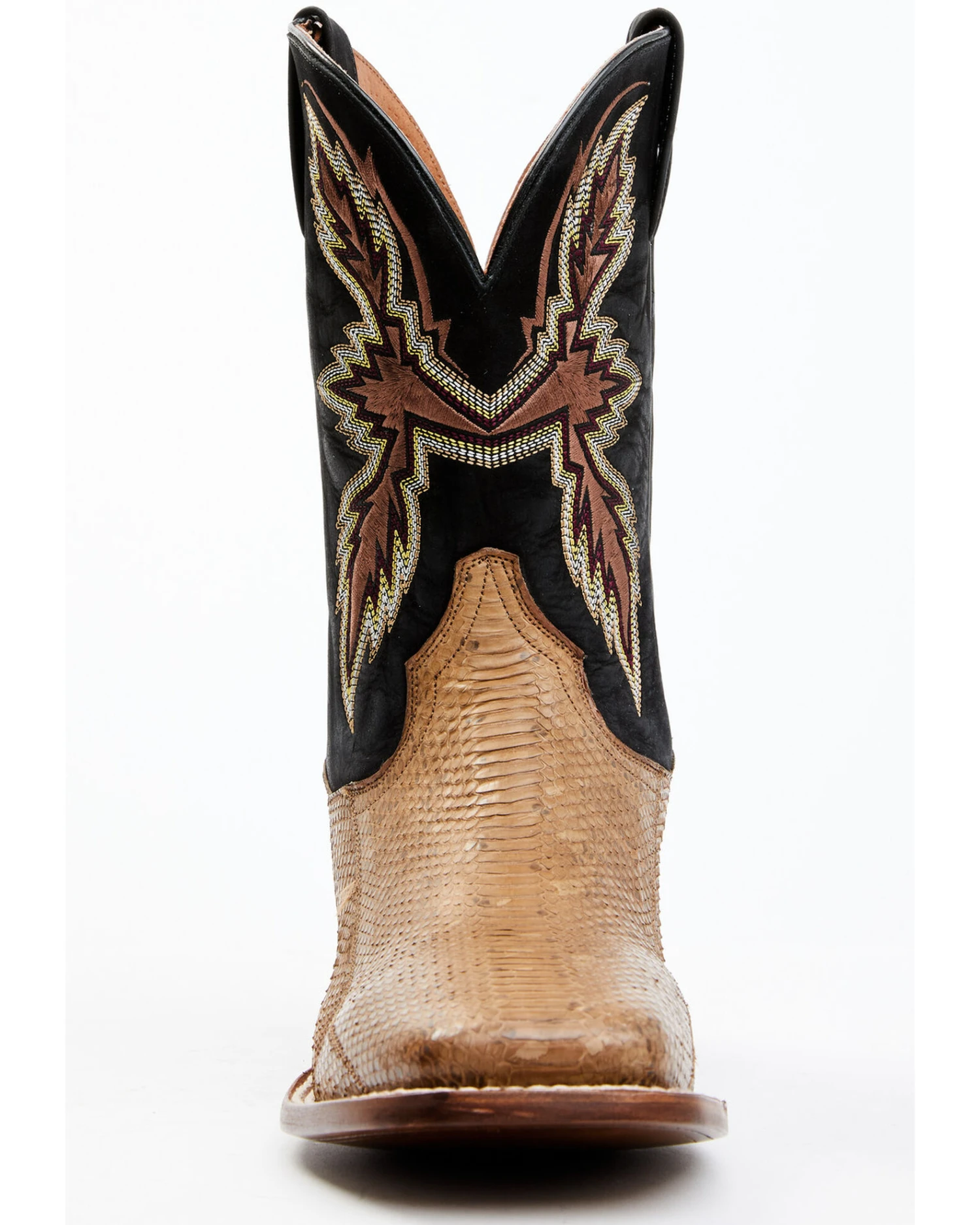 Dan Post Men's Taupe Water Snake Exotic Western Boots - Broad Square Toe 6 Dan Post Men's Taupe Water Snake Exotic Western Boots - Broad Square Toe - Image 4