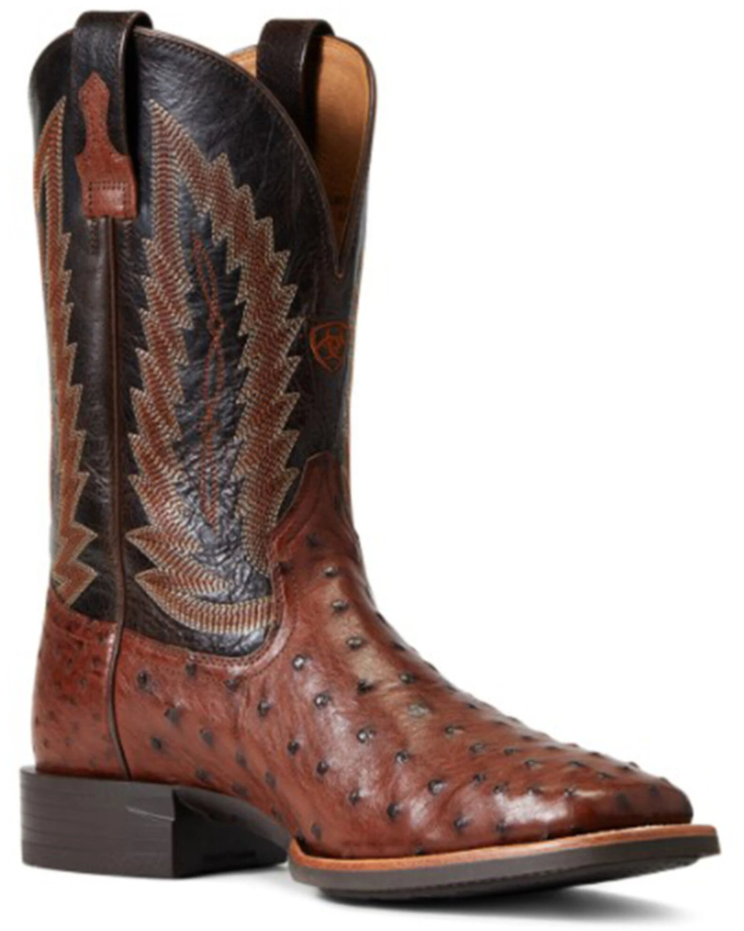 Ariat Men's Full Quill Ostrich Quantum Primo Western Boot - Broad Square Toe 3 Ariat Men's Full Quill Ostrich Quantum Primo Western Boot - Broad Square Toe