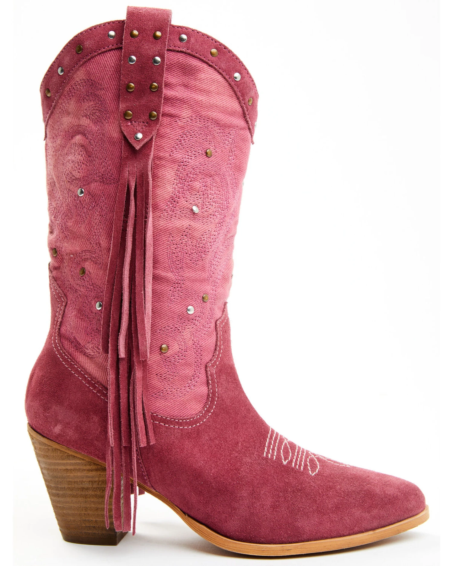 Idyllwind Women's Sashay Fringe Studded Leather Western Boots - Pointed Toe 4 Idyllwind Women's Sashay Fringe Studded Leather Western Boots - Pointed Toe - Image 2