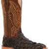 Durango Men's Exotic Pirarucu Skin Western Boots - Broad Square Toe