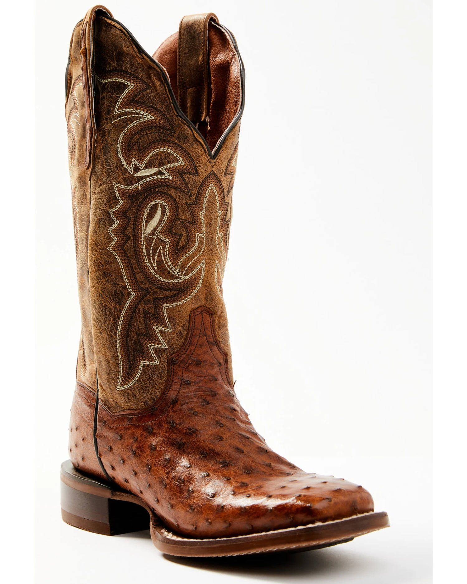 Dan Post Women's Exotic Full-Quill Ostrich Western Boots - Broad Square Toe 3 Dan Post Women's Exotic Full-Quill Ostrich Western Boots - Broad Square Toe