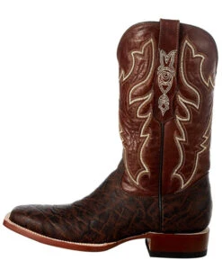 Tanner Mark Men's Exotic Elephant Print Western Boots - Broad Square Toe -Bootmith and Co. Store 2000363904 203 P3