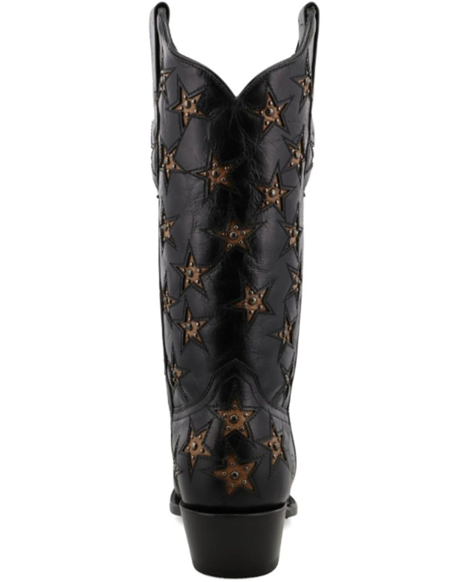 Black Star Women's Marfa Star Inlay Studded Leather Western Boot - Snip Toe 7 Black Star Women's Marfa Star Inlay Studded Leather Western Boot - Snip Toe - Image 5