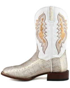 Dan Post Men's Exotic Water Snake Western Boots - Broad Square Toe -Bootmith and Co. Store 2000370748 101 P3