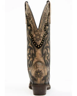 Laredo Women's Skyla Floral Studded Western Performance Boots - Snip Toe  -Bootmith and Co. Store 2000371067 201 P5
