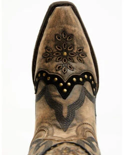 Laredo Women's Skyla Floral Studded Western Performance Boots - Snip Toe  -Bootmith and Co. Store 2000371067 201 P6