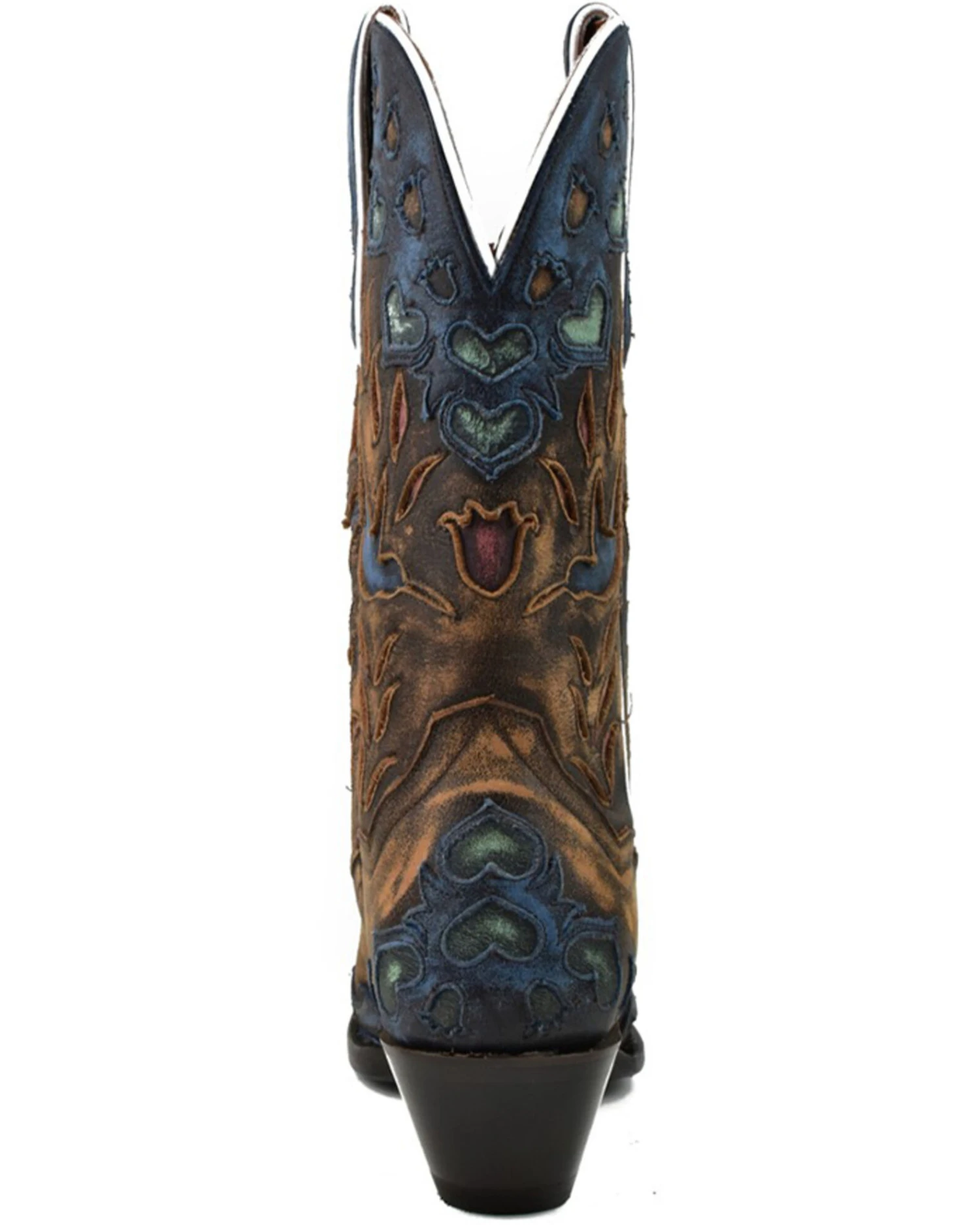 Dan Post Women's Humming Bird Heart And Floral Inlay Western Boots - Snip Toe 7 Dan Post Women's Humming Bird Heart And Floral Inlay Western Boots - Snip Toe - Image 5