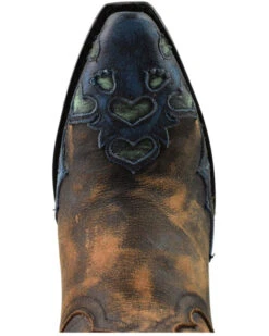 Dan Post Women's Humming Bird Heart And Floral Inlay Western Boots - Snip Toe 14 Dan Post Women's Humming Bird Heart And Floral Inlay Western Boots - Snip Toe -Bootmith and Co. Store 2000371091 800 P6