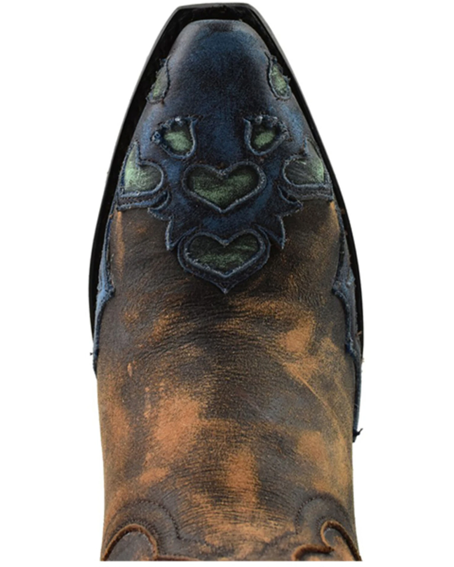 Dan Post Women's Humming Bird Heart And Floral Inlay Western Boots - Snip Toe 8 Dan Post Women's Humming Bird Heart And Floral Inlay Western Boots - Snip Toe - Image 6